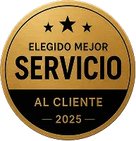 Distintivo de servicio 2025 mostrado en Winpot