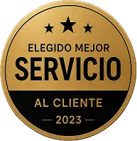 Distintivo de servicio 2023 mostrado en Winpot