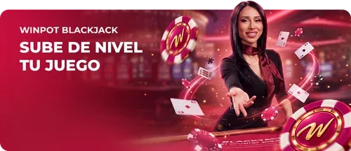 Campaña de Winpot Blackjack como referencia visual de marca